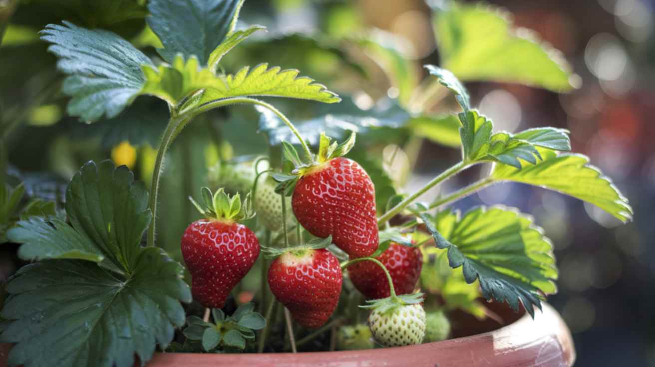 Growing Strawberries in Containers Made Easy at Home