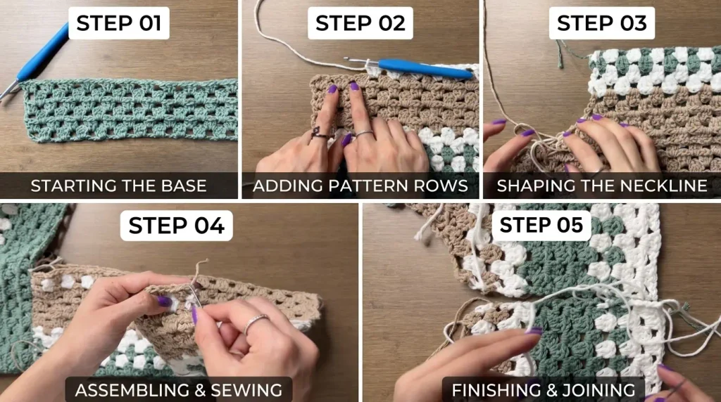 DIY Granny Stitch Dress Guide